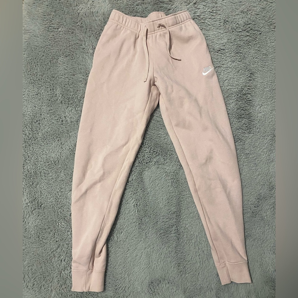 Light pink Nike joggers